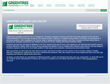 Tablet Screenshot of greentree-shercon.co.uk